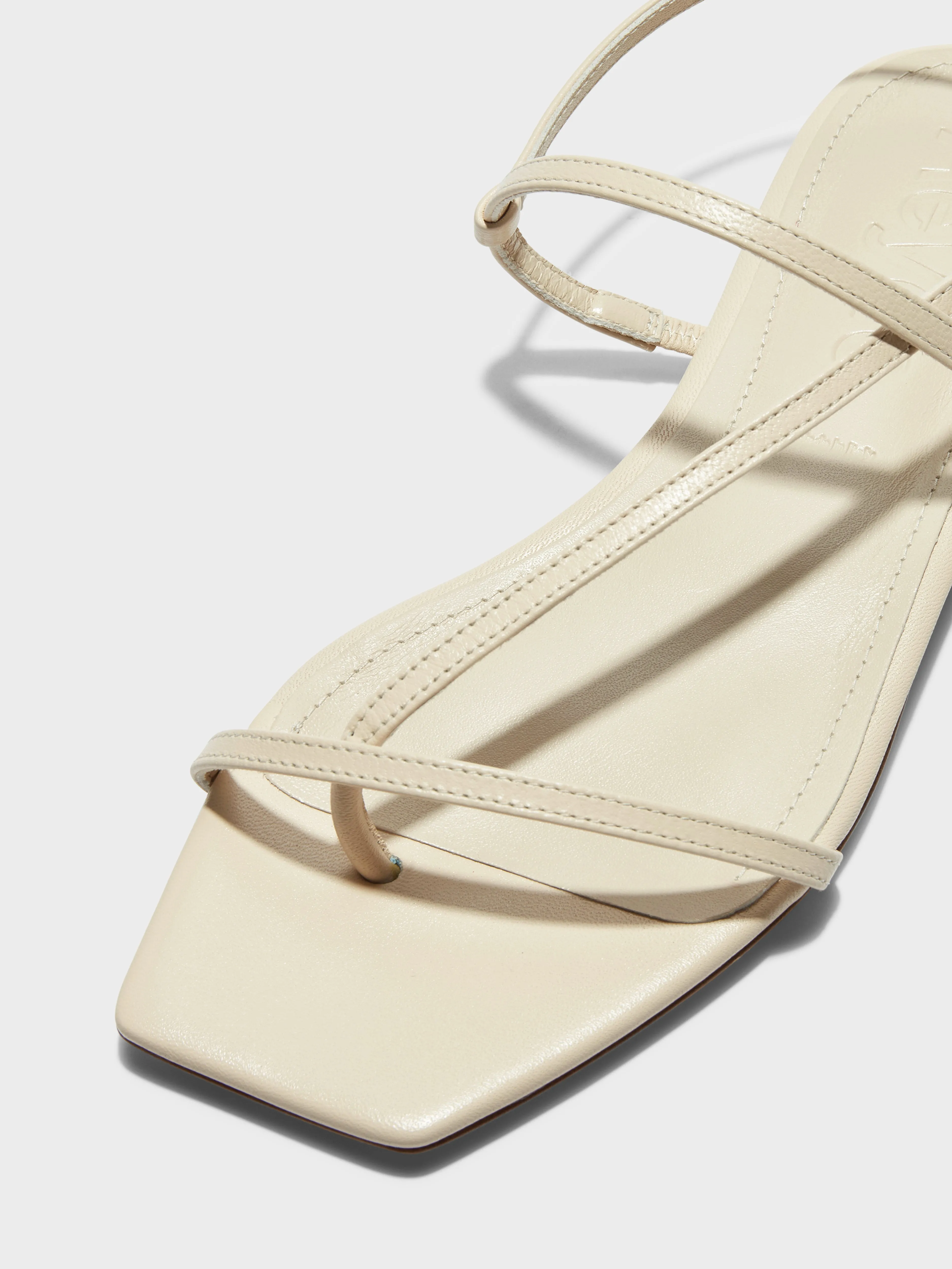 Ella Leather Toe-Post Sandals