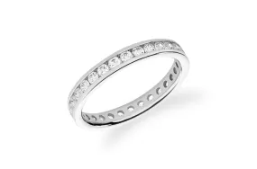 Eternity Ring 18kt White Gold with 44 Diamonds 0,40 cts