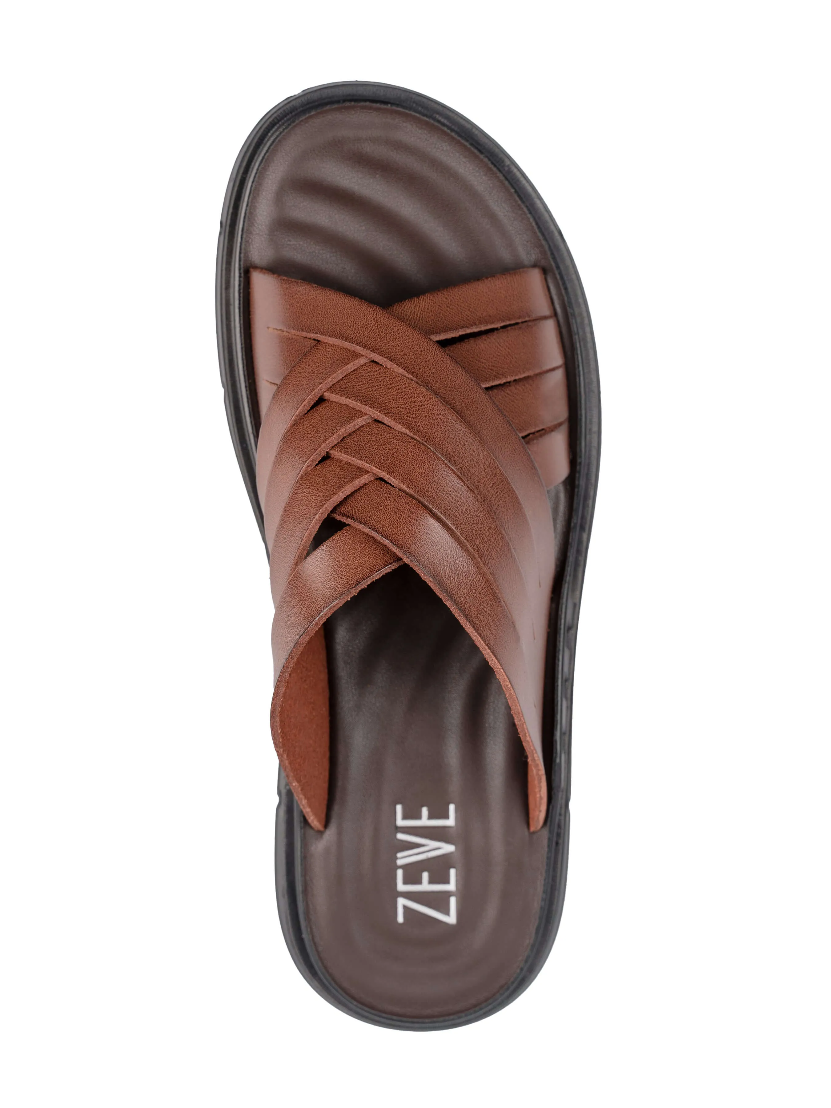 Faro Sandal - Coffee Leather