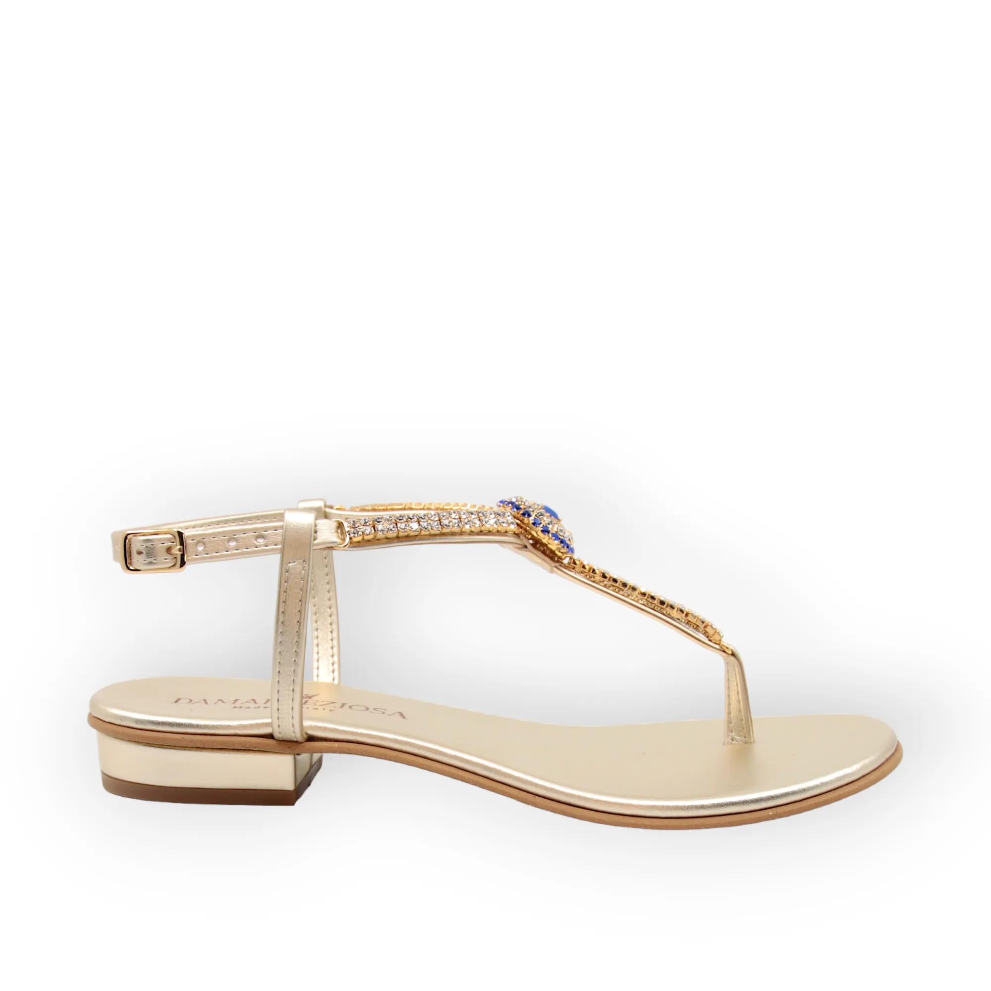 Grace flat sandal sapphire