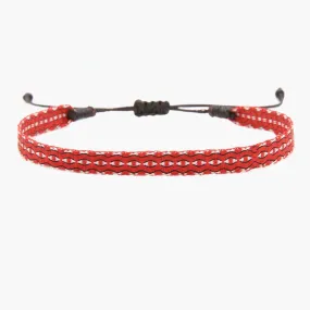 Handmade Purnama Bracelet (Red/Black/White)