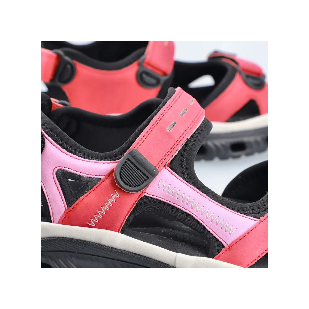 Ladies Rieker Walking Sandal Red/Pink  Multi  64074-33 sale