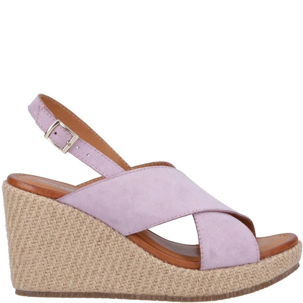 Lilac Perrie Wedge Sandals