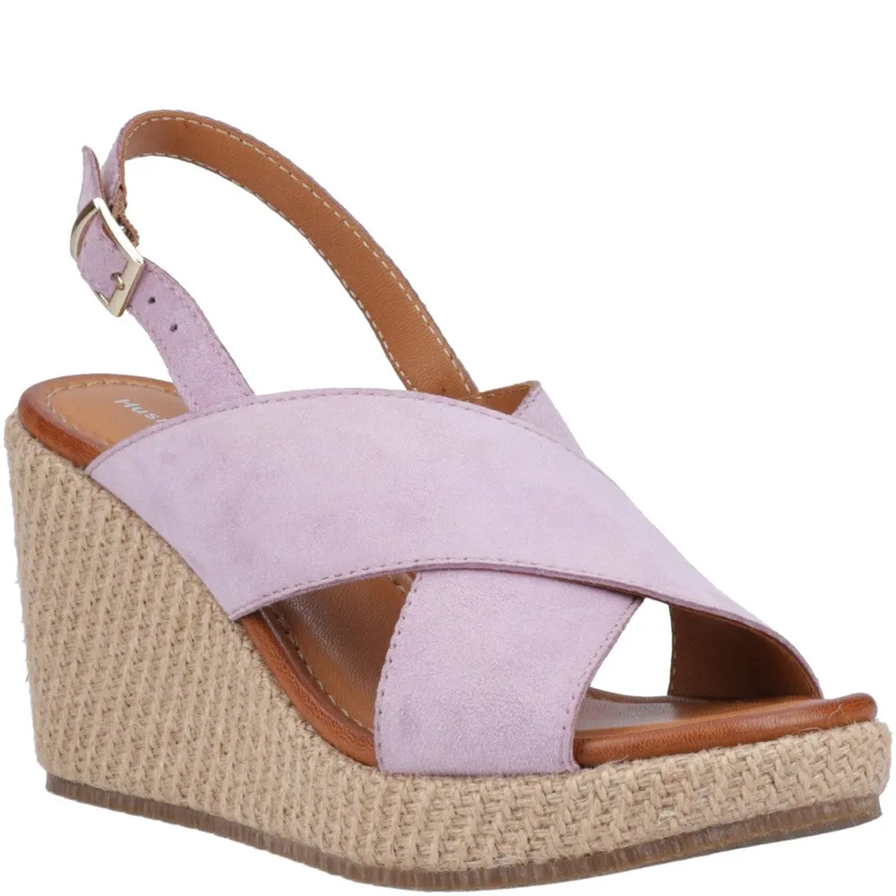 Lilac Perrie Wedge Sandals