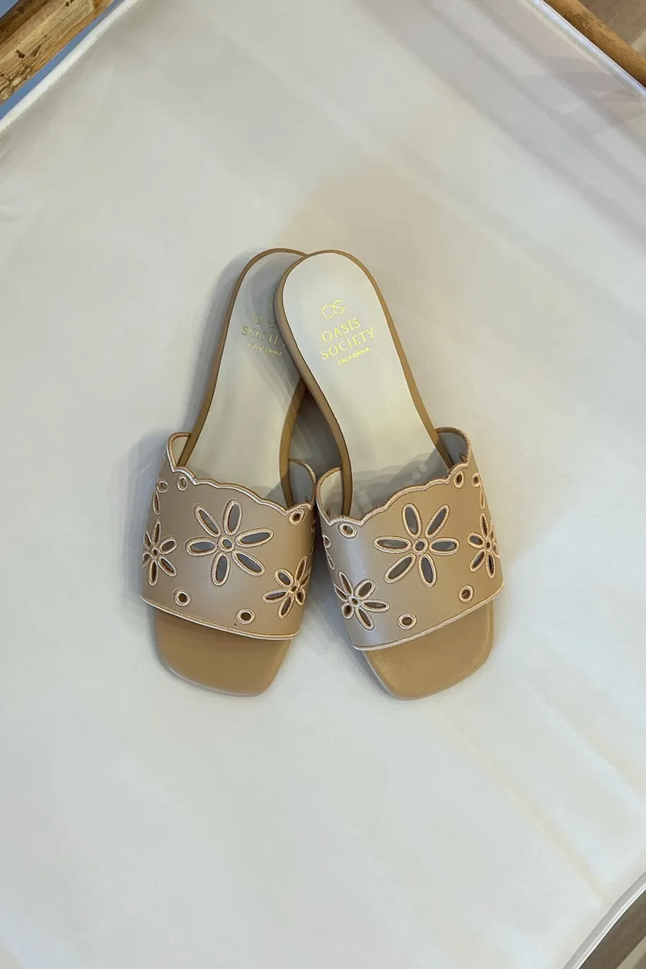 Manila Flower Cutout Sandals