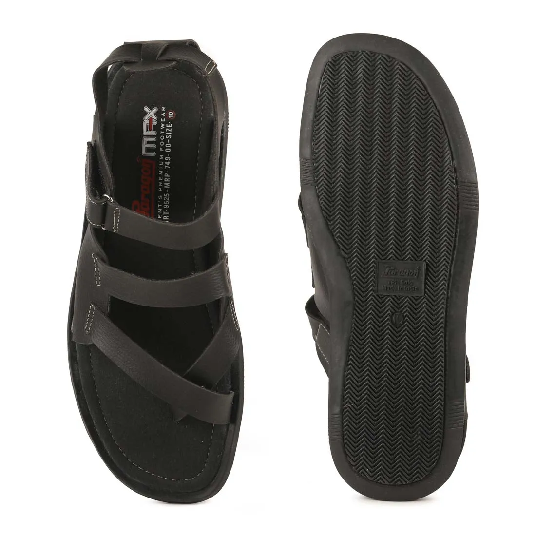 Men's Black Max Sandals