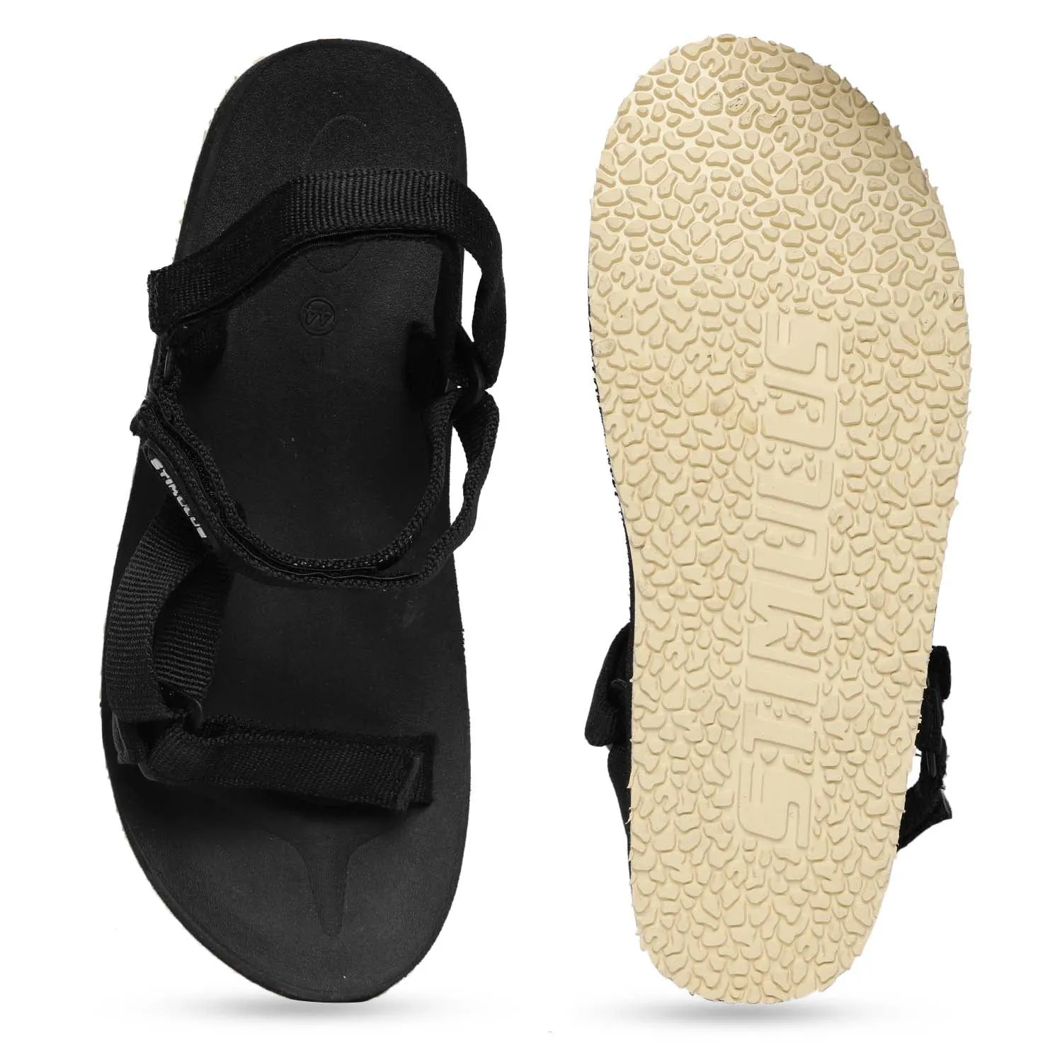 Men's Stimulus Black Formal Sandals