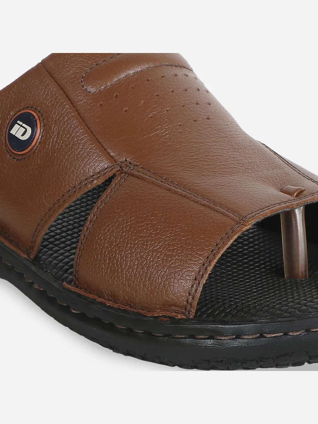 Men's Tan Casual Slip On Sandal (ID4052)