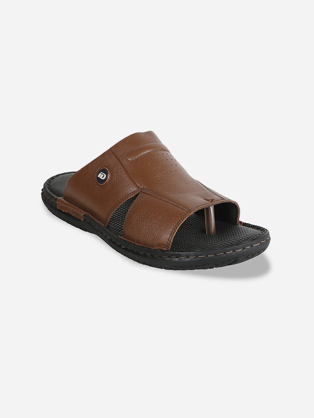 Men's Tan Casual Slip On Sandal (ID4052)