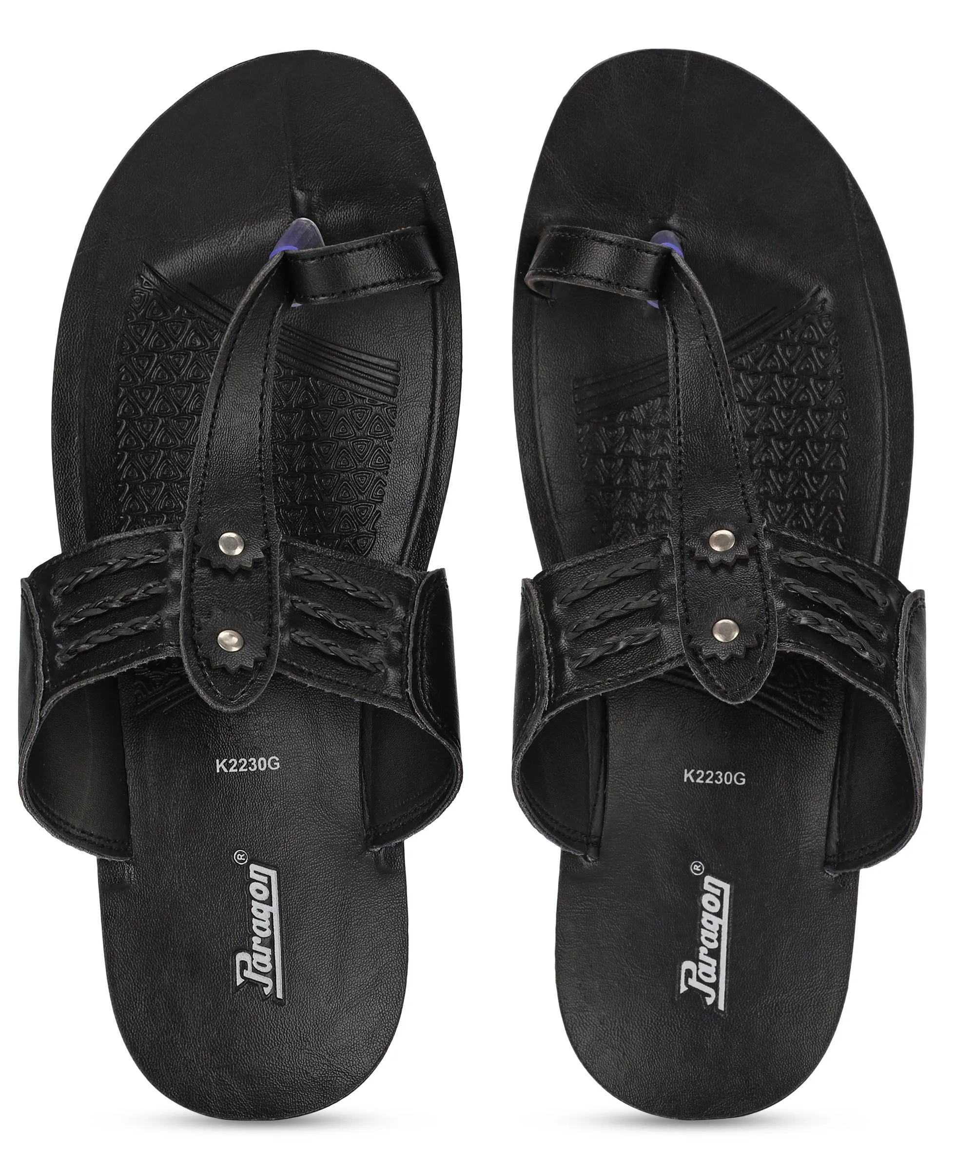 Paragon PUK2230G Men Stylish Sandals | Comfortable Sandals for Daily Outdoor Use | Casual Formal Sandals with Cushioned Soles