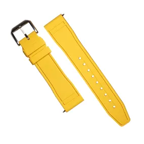 Pilot FKM Rubber Strap in Yellow