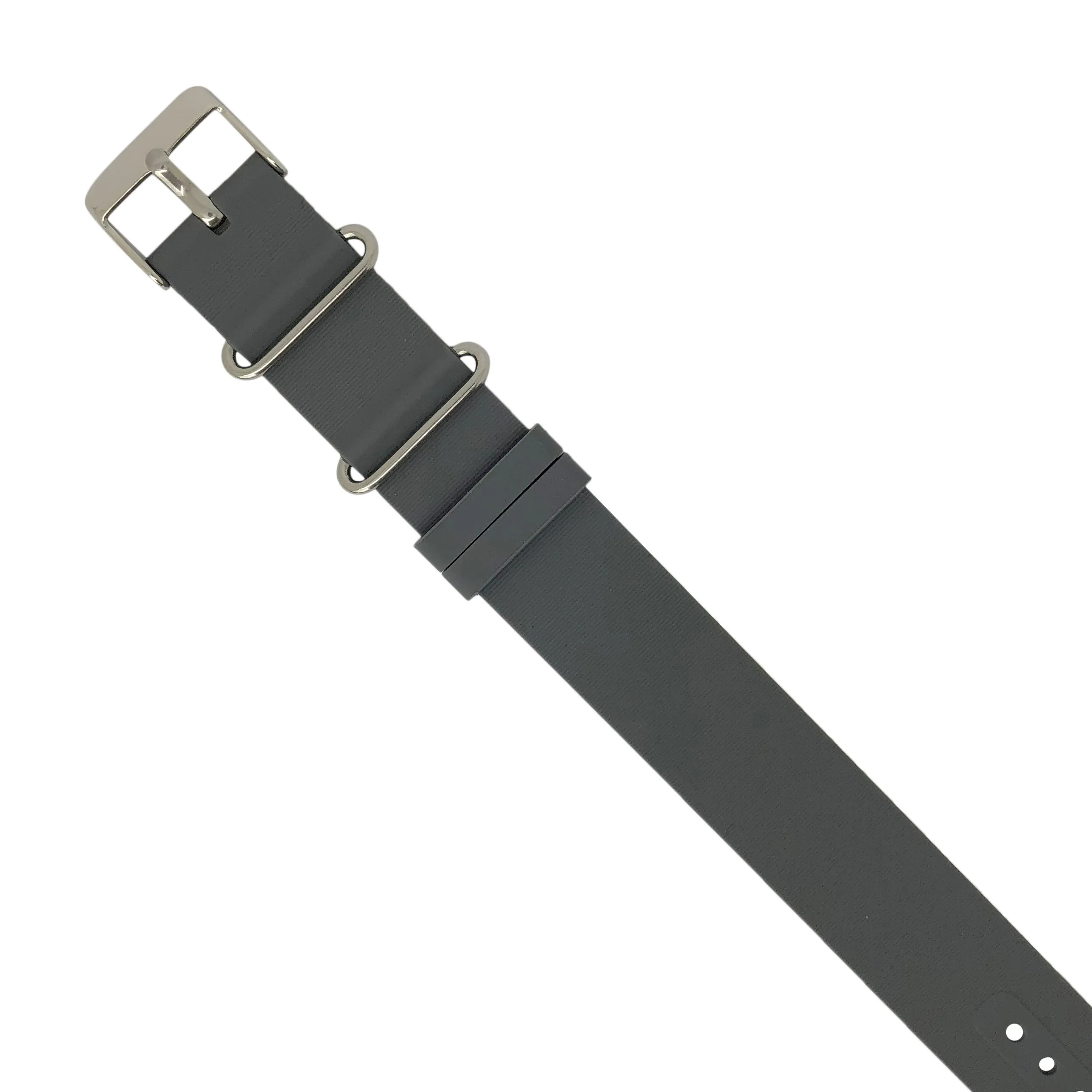 Rubber Nato Strap in Grey