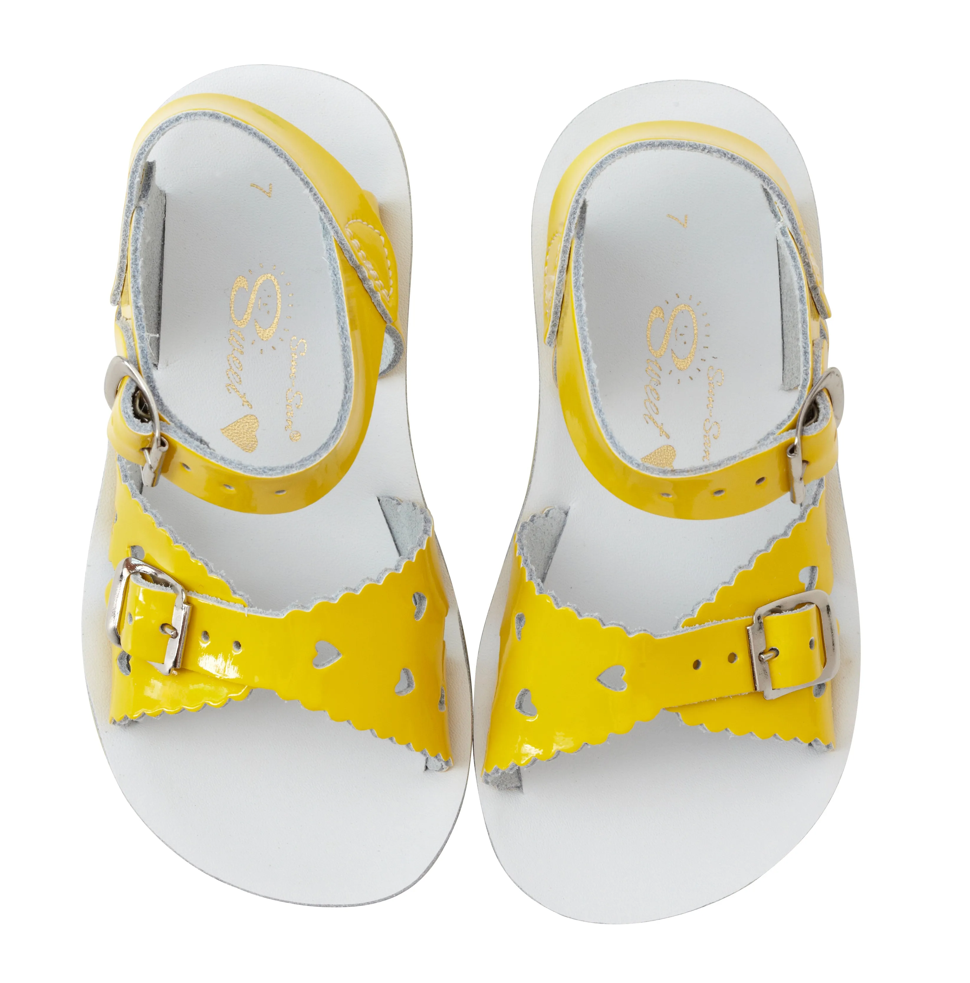 Salt Water Sandals Sweetheart - Shiny Yellow