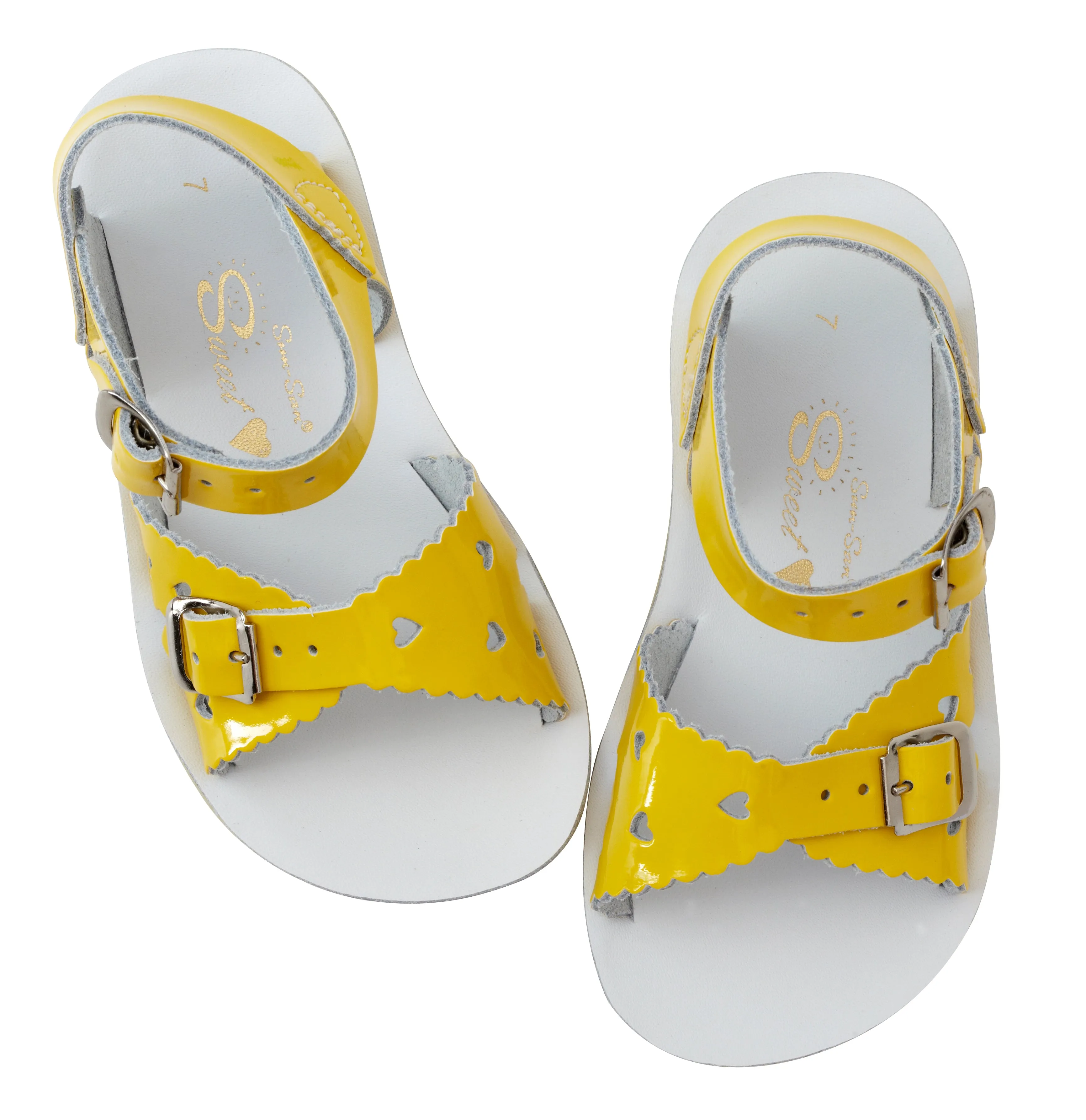 Salt Water Sandals Sweetheart - Shiny Yellow