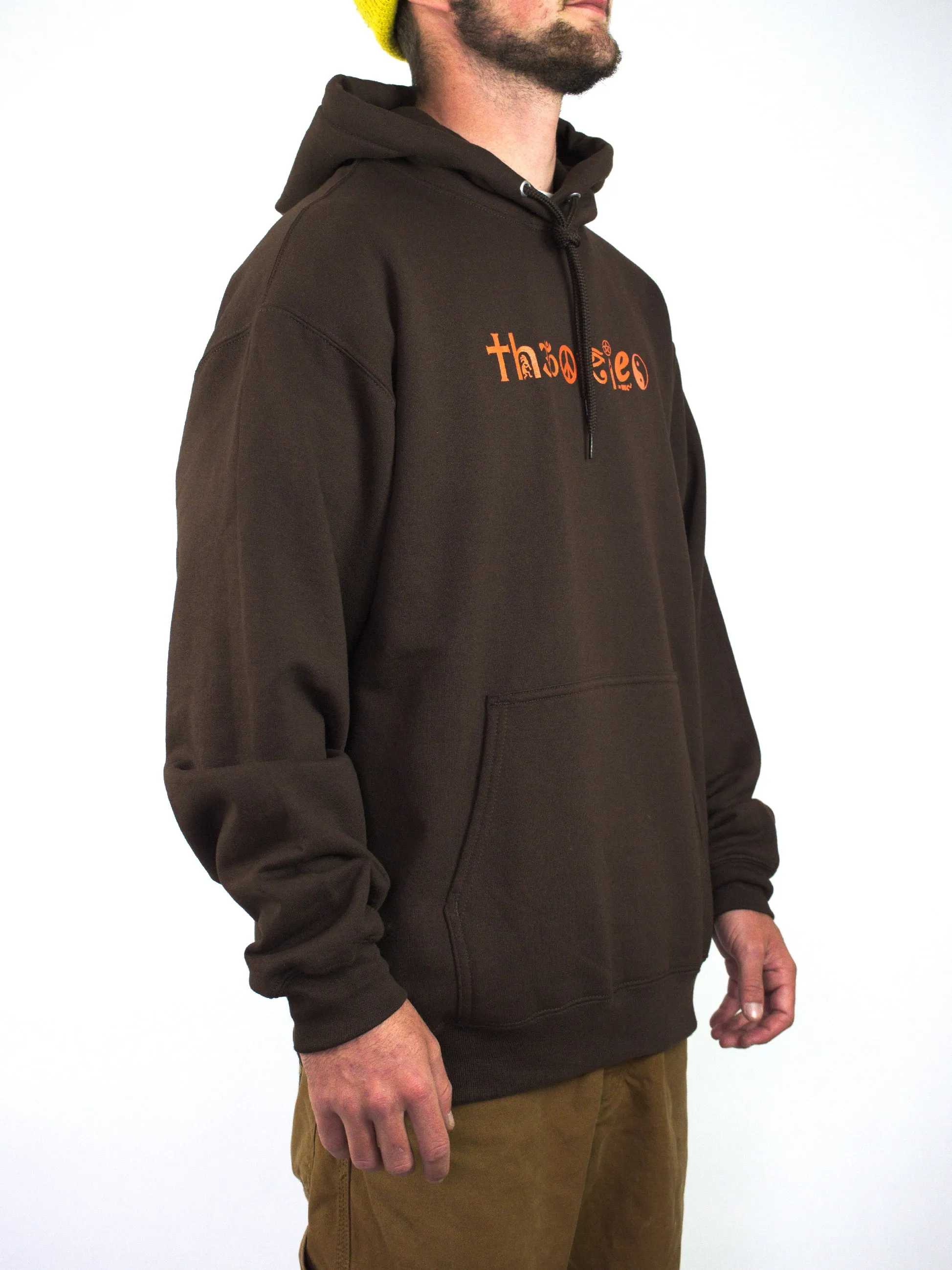 Theories Of Atlantis - Coexist Hoodie - Chocolate Brown