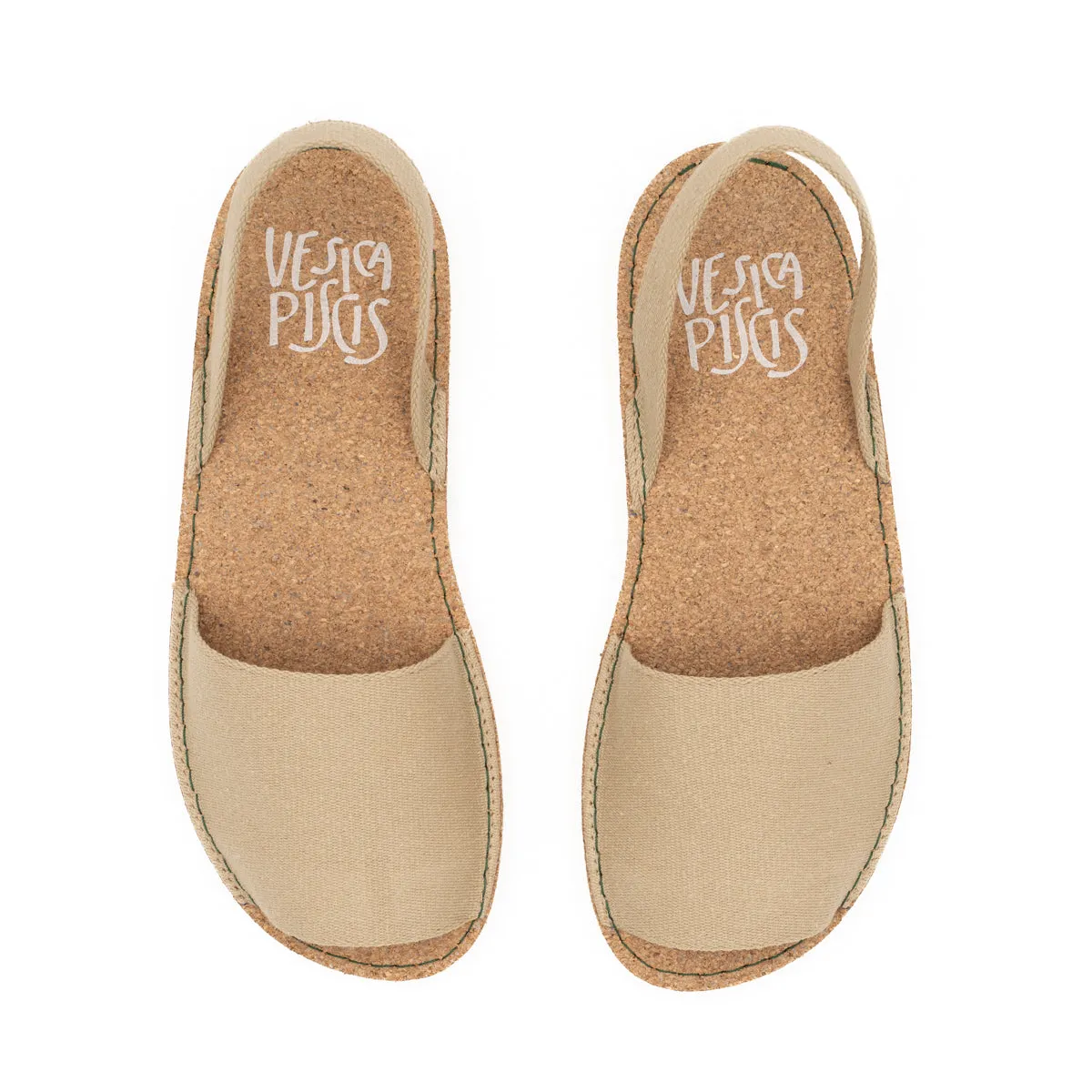 Vegan sandal sand WOO004